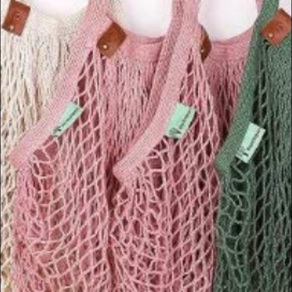New Pink Farmers Market Mesh Bag - Picture 3 of 5